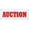 Signmission AUCTION BANNER SIGN antique jewelry furniture artwork estate sale art B-72 Auction - alternate 1